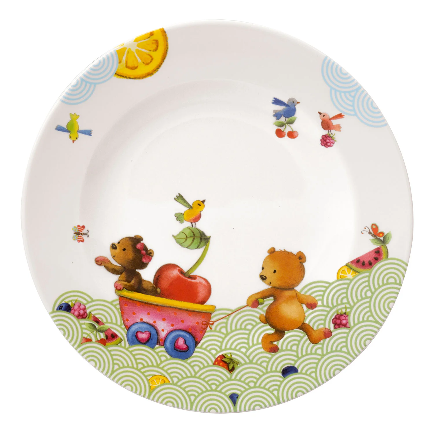 Hungry Bear Детская плоская тарелка 22 см