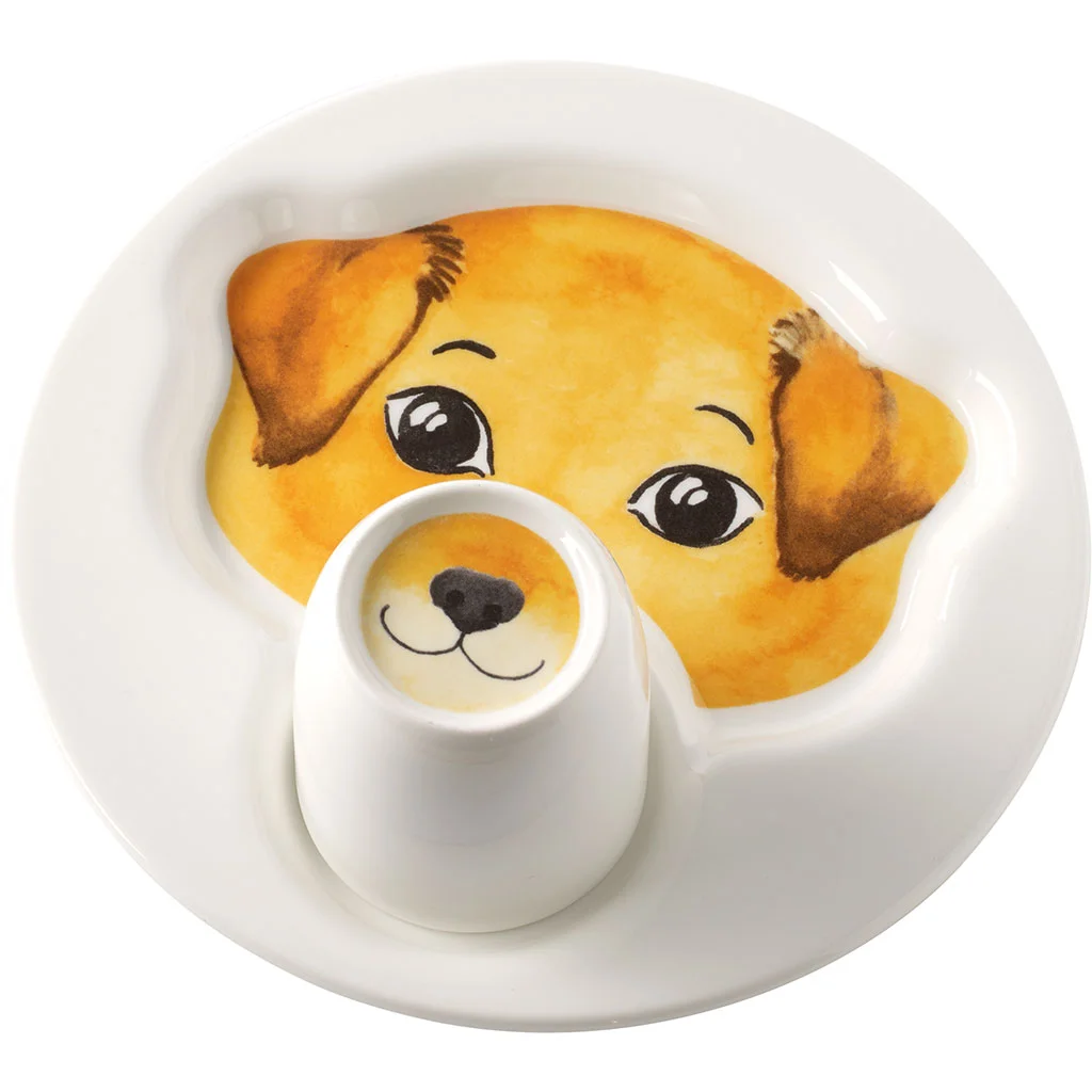 Animal Friends Набор детской посуды "Собака", 2 предмета