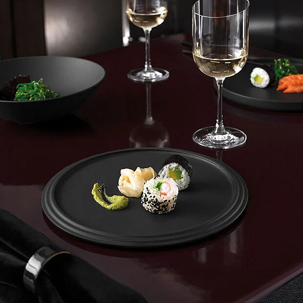 Iconic La Boule White&Black Набор посуды на 2 персоны, 7 предметов