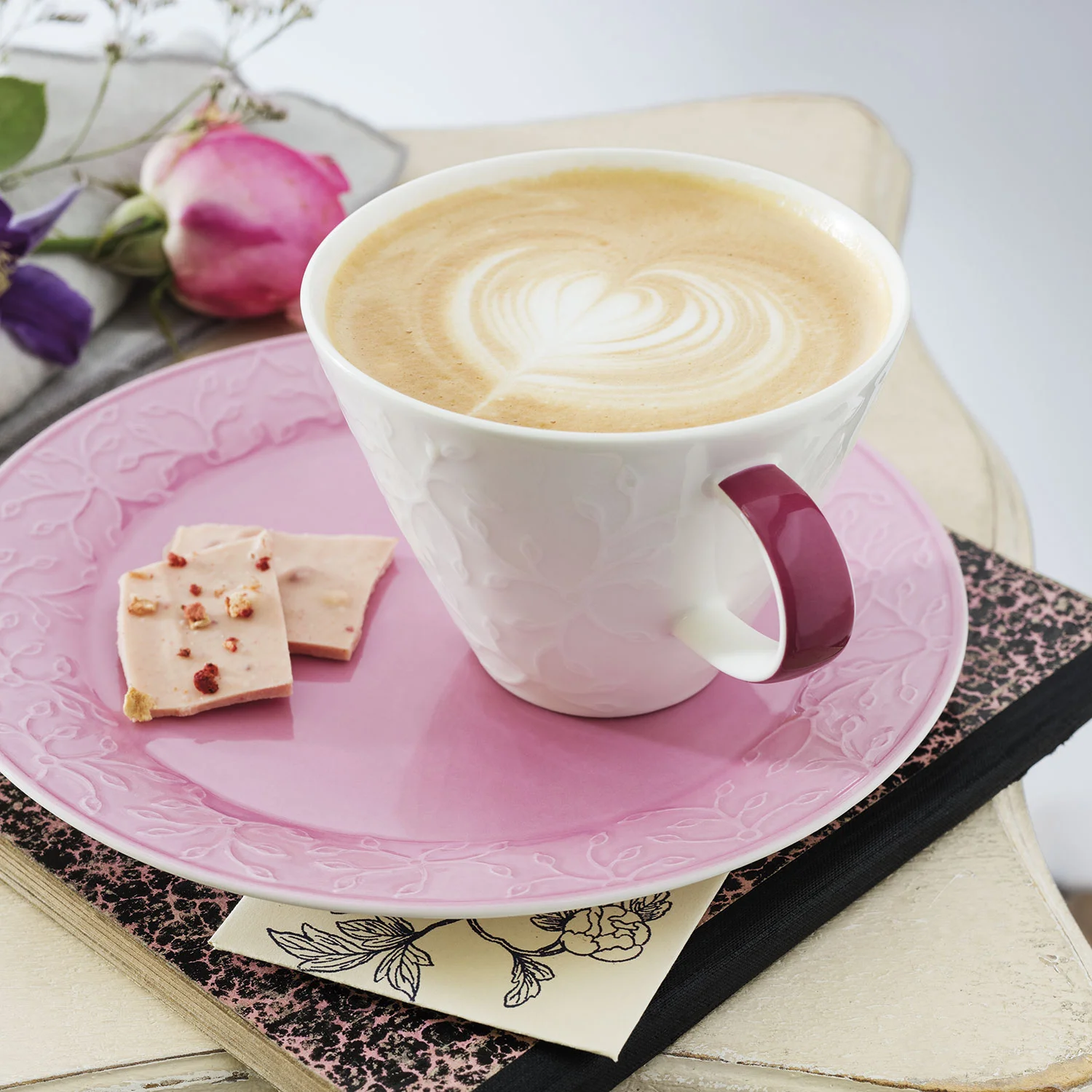 Caffe Club Floral Touch of Rose Чашка для завтрака 390 мл