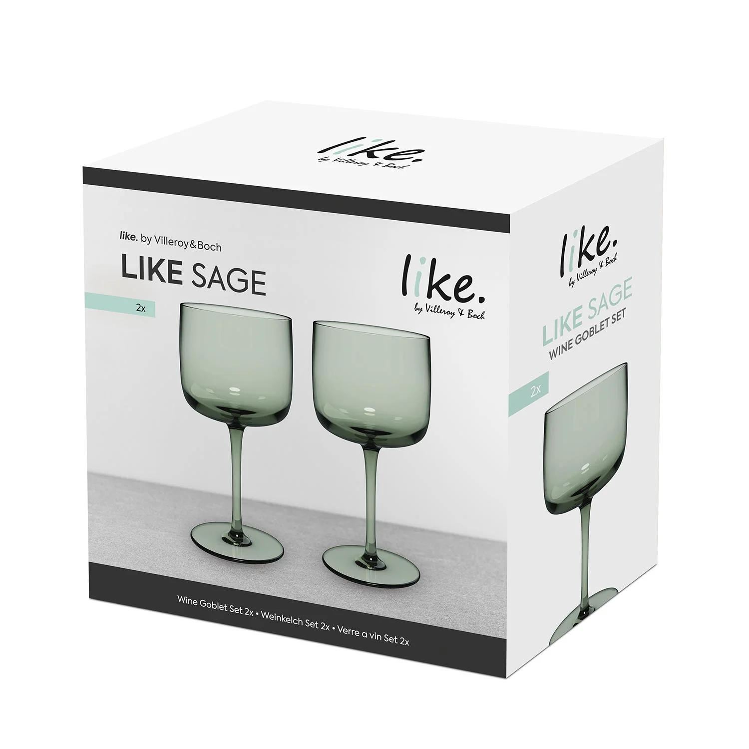 Like Sage Набор бокалов для вина 300 мл, 2 шт